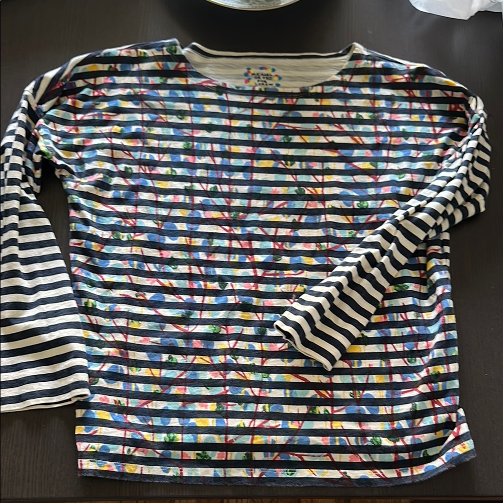 Colorful Striped Long Sleeve Shirt